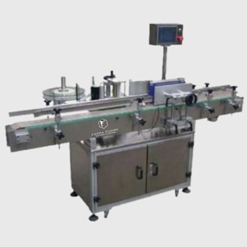 automatic round bottle sticker labeling machine