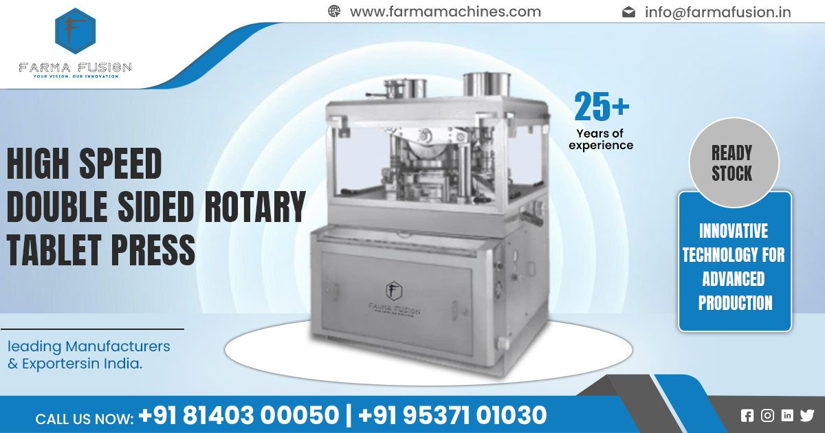 High Speed Double Sided Rotary Tablet Press Machine in Siliguri