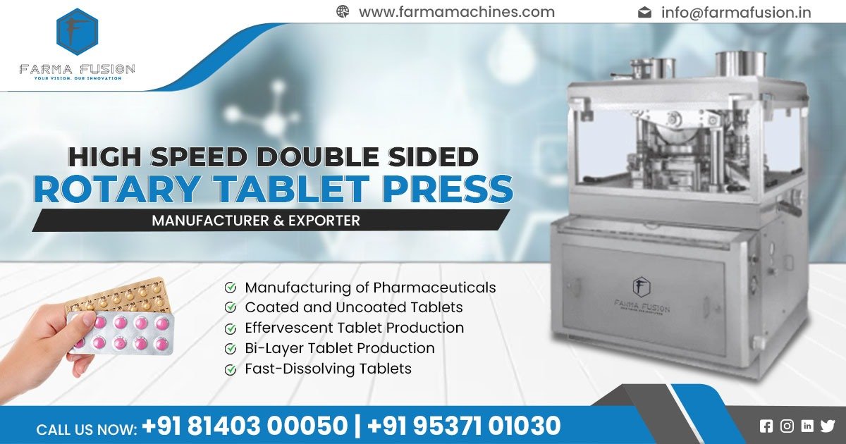 High-Speed Double-Sided Rotary Tablet Press Machine in Baddi