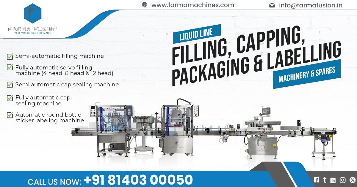 Liquid Filling Capping and Labeling Machine in Dubai