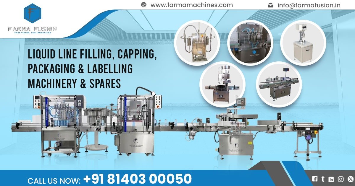 Liquid Filling Capping and Labeling Machine in India