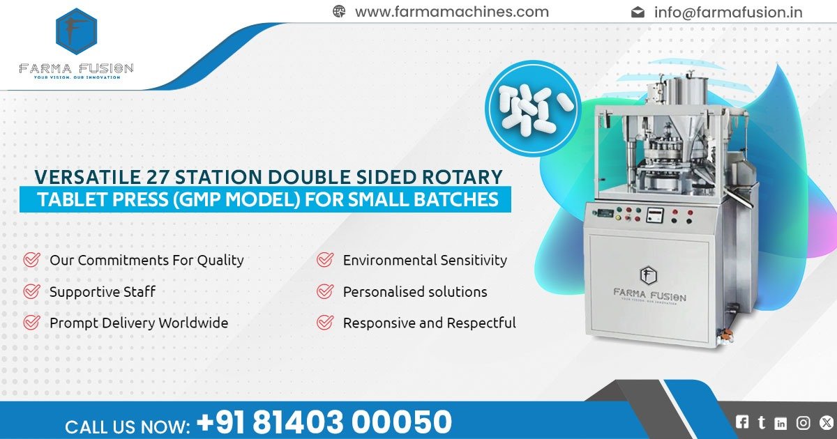 Double Sided Rotary Tablet Press Machine in Dubai
