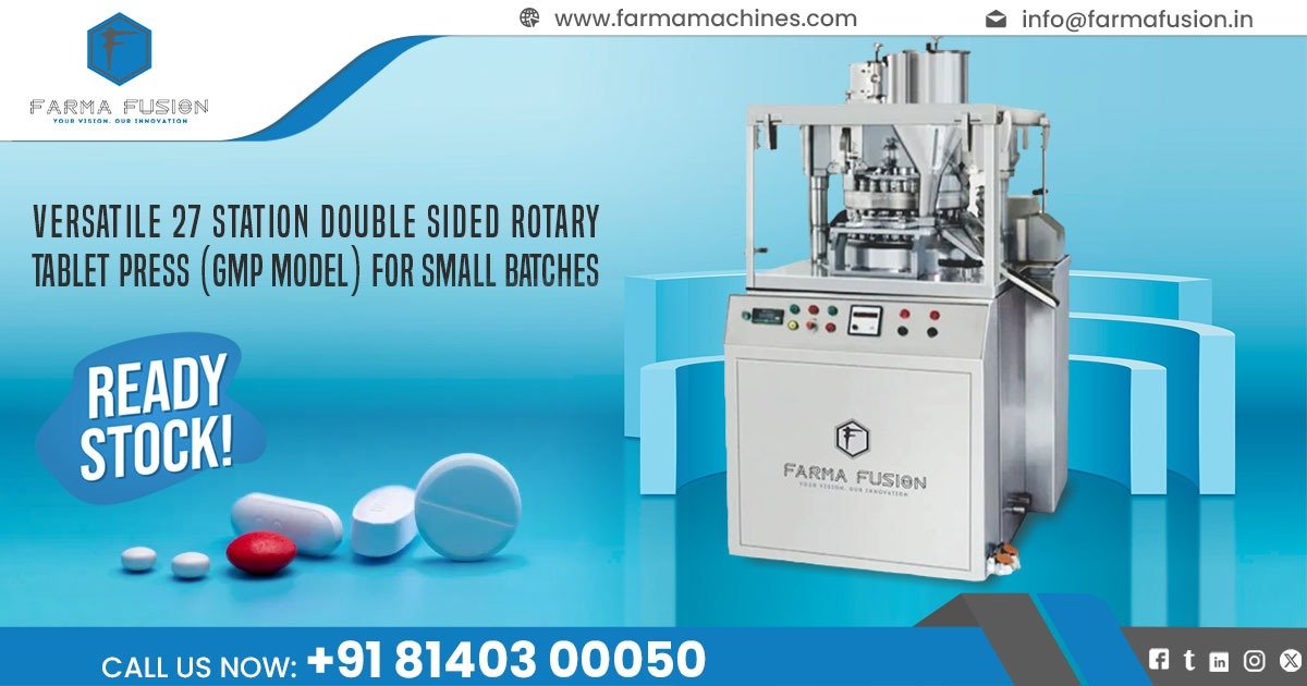 Double Sided Rotary Tablet Press Machine in India