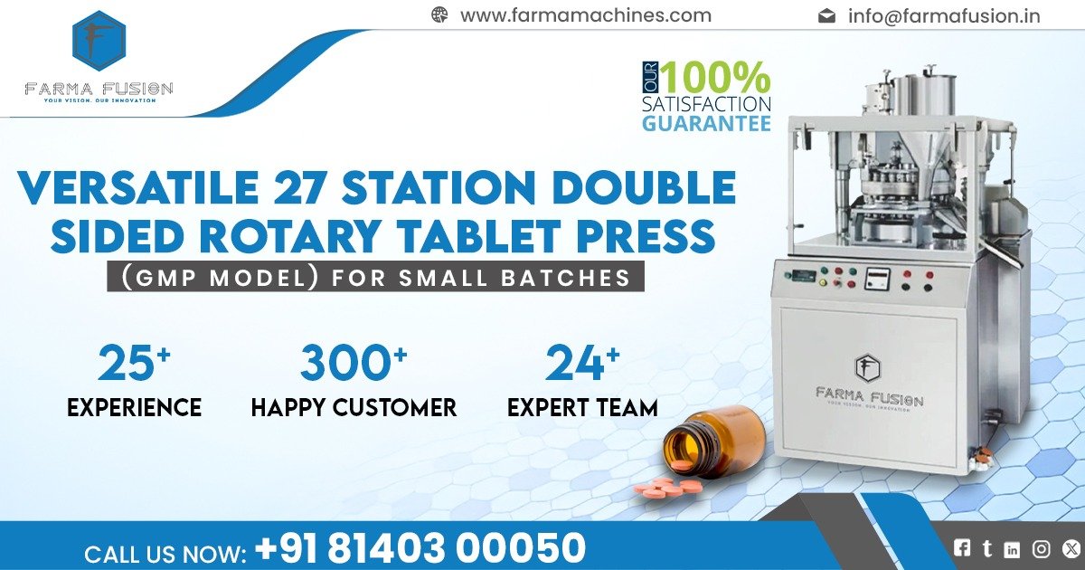 Double Sided Rotary Tablet Press Machine in Malaysia