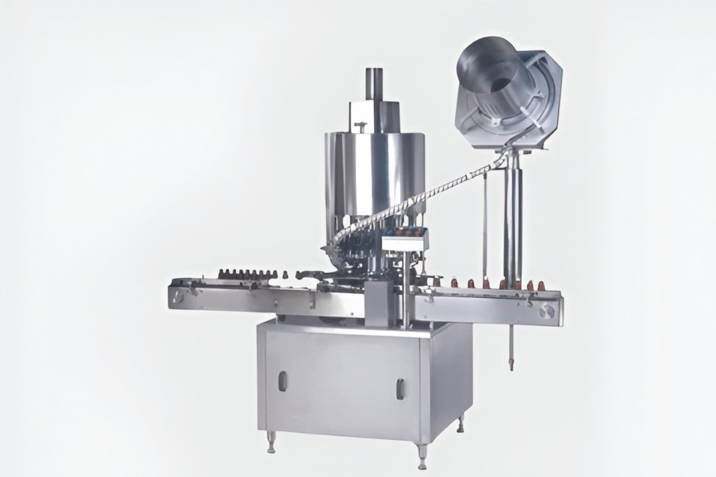 automatic six head cap sealing machine